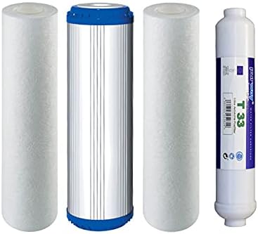 10-PLAX-1-T33 Ersatzfilter Set für 5-stufige Umkehrosmoseanlage, 4-teilig