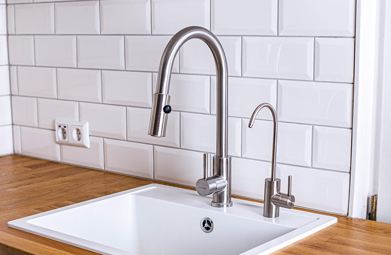 Aqmos Umkehrosmoseanlage 75 GPD 3-in-1-Filter 500 Liter/Tag mit Smart-Display