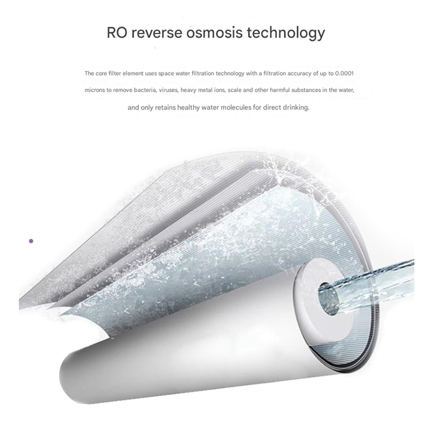 Aquafresh Wasserfilter 2er Set mit Aktivkohle & RO-Membran für Haushaltsfilter