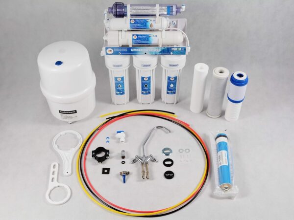 AquaPro 9-stufige Umkehrosmose Anlage 75 GPD USA-Membran NSF-zertifiziert Deutschland