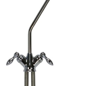 AquaTech 2-Wege Hahn Chrom mit Keramikventil für 1/4" Schläuche