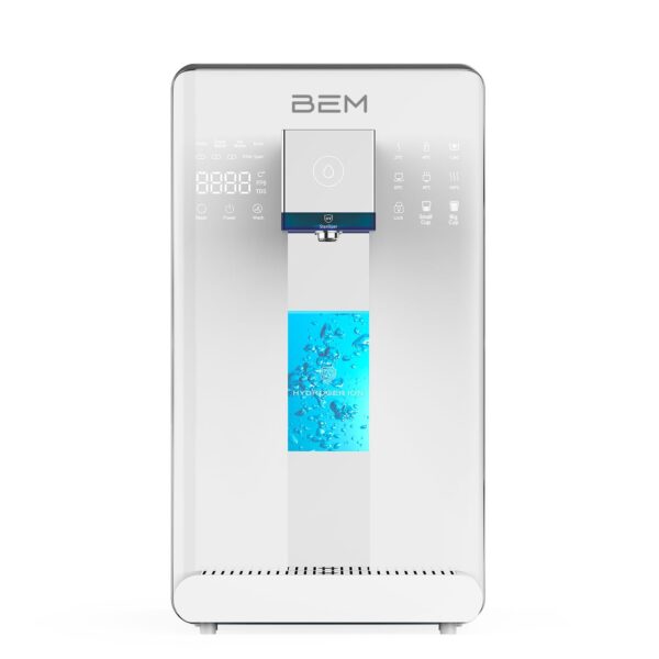 BEM Wasserfilter & Ionisator mit Direktanschluss – RO, H2-Elektrolyse, UV, 10-100°C