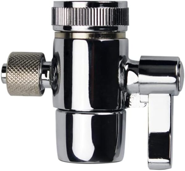 [Brand] 1-Way 1/4 Zoll Chrome-Absperrventil für Wasserfilter & RO-Anlagen