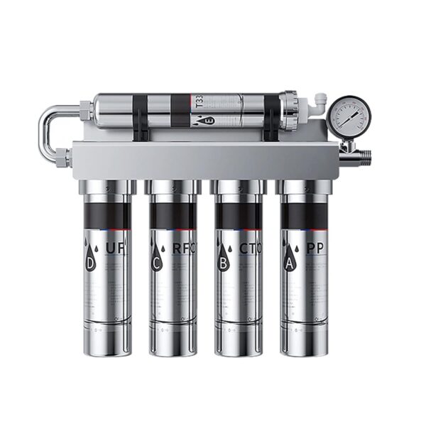 [Brand] Reverse Osmose Wasserfilter 5 Stufen Edelstahl 304 mit UF-Membran für direktes Trinkwasser