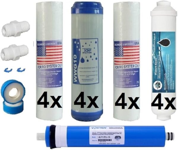 [Brand] RO Umkehrosmoseanlage 5 Stufen 100 GPD 2 Jahre Vorfilter