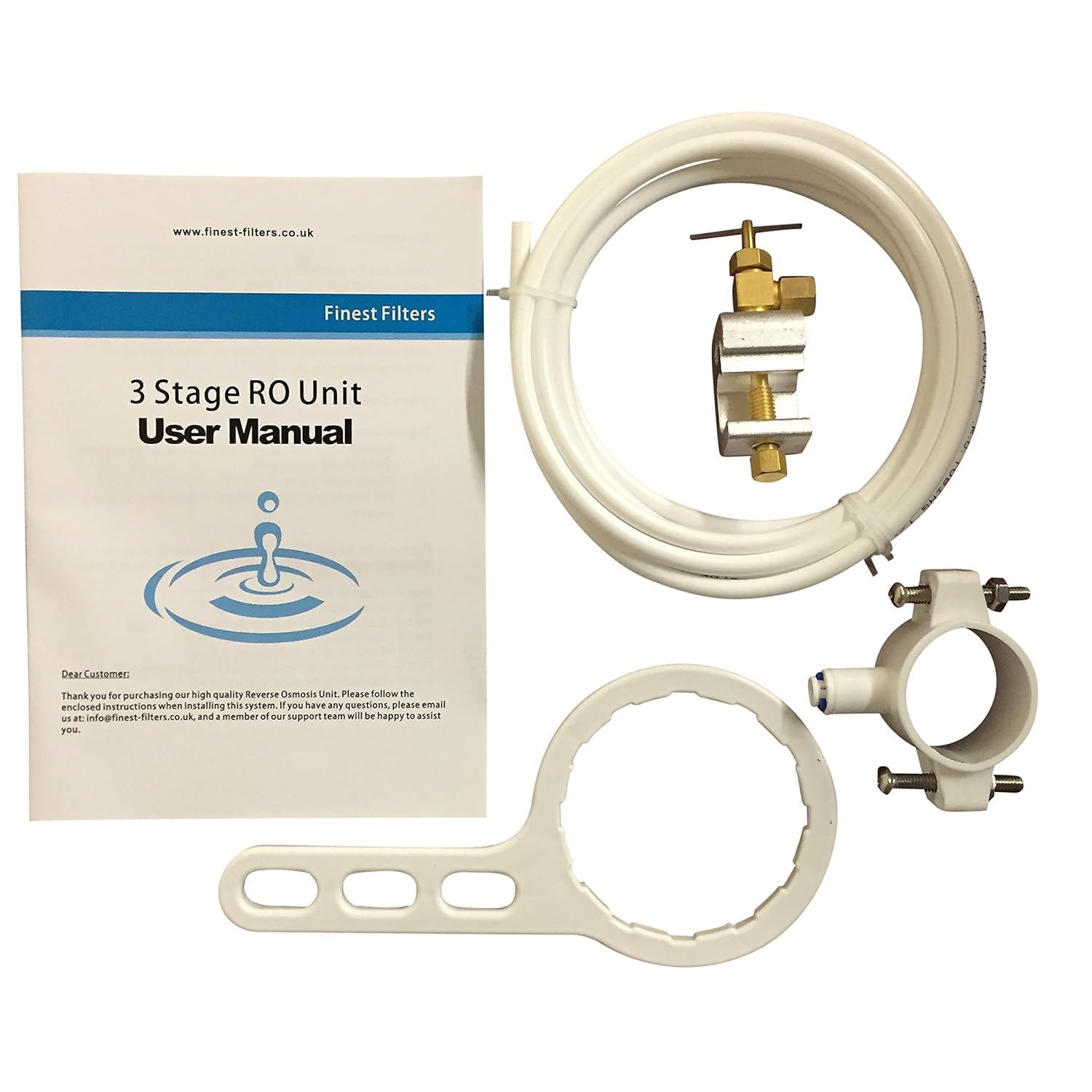 Finest-Filters 3-Phasen Kompakt-Reverse-Osmoseanlage 380 L/Tag mit Zubehör