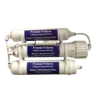 Finest-Filters 3-Phasen Kompakt-Reverse-Osmoseanlage 380 L/Tag mit Zubehör