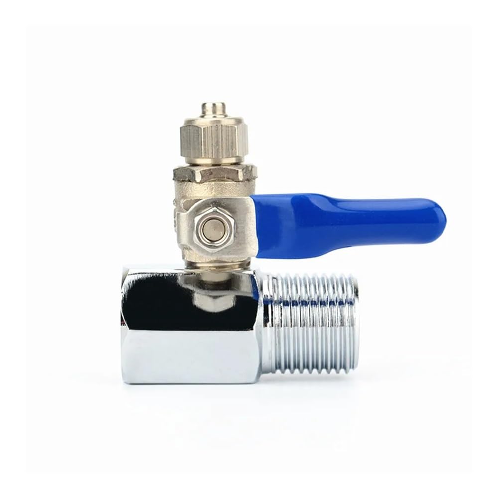 MQXFCZUX Wasserreiniger Umkehrosmose 1/2" zu 1/4" T-Abzweig mit Kugelhahn
