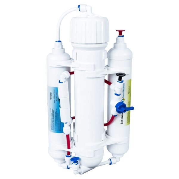 OsmoFresh Smartline Basic 125 GPD Umkehrosmoseanlage für Aquarien und Meerwasser, Direktfluss, 475 L/Tag, tanklos