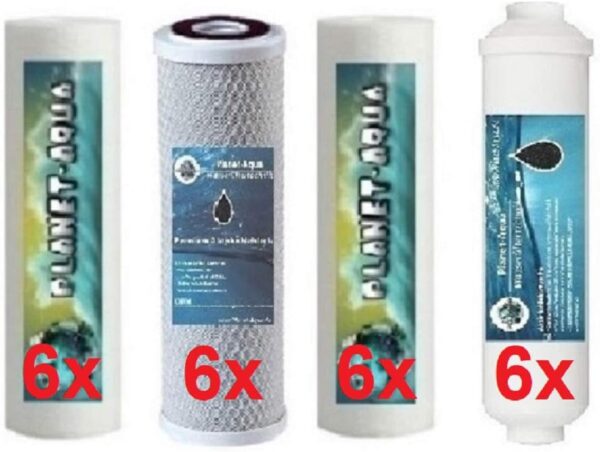 Osmosis Replacement Filter Set 3 Jahre 5-stufig für 10-Zoll-Systeme mit Membran