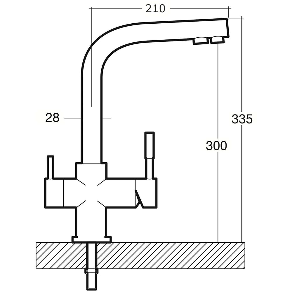 Perfect Water Ultimate Plus PRO 800 GPD 7-stufiges Filtersystem ohne Tank