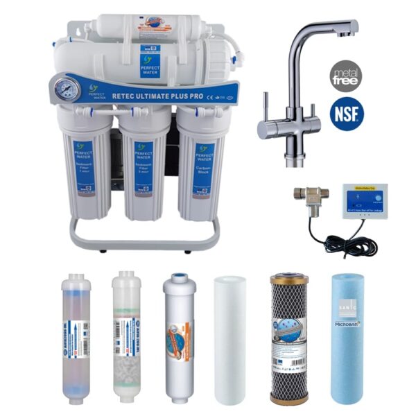 Perfect Water Ultimate Plus PRO 800 GPD 7-stufiges Filtersystem ohne Tank