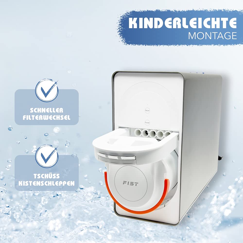 Reverse Osmosis IOS Intelligent Osmose-System 1,5 L/min mit Direktauslass und Tank-Design