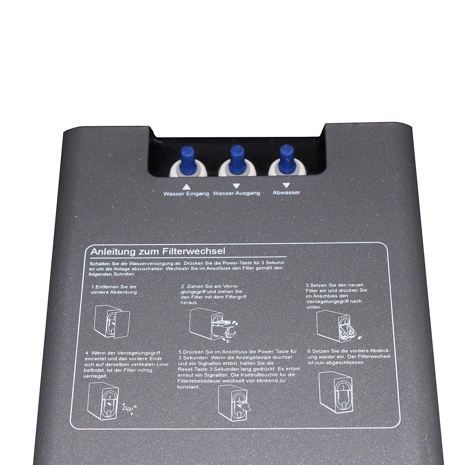 Reverse Osmosis IOS Intelligent Osmose-System 1,5 L/min mit Direktauslass und Tank-Design