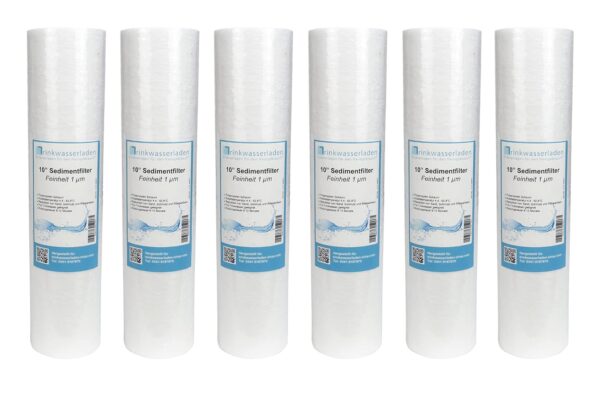 Trinkwasserladen 10-Zoll Sedimentfilter 1 Mikron für Umkehrosmose & Brunnenwasser