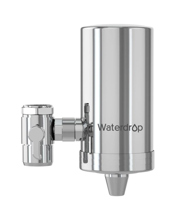 Waterdrop WD-FC-06 Wasserhahn-Filter Edelstahl Aktivkohle Block Chlor Frei