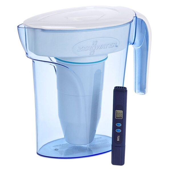 ZeroWater 7 Cup ZP-007RP 1,7L Blau Wasserkocher mit 5-Stufen Filterung & Filterkartusche